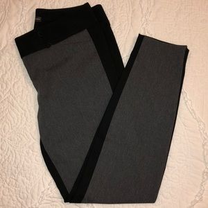 The Limited Black & Grey Colorblock Skinny Pants